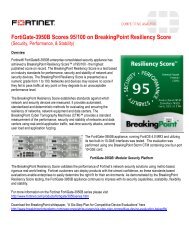 The BreakingPoint Resiliency Score - Fortinet