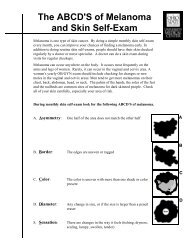 Skin Self Exam Guide