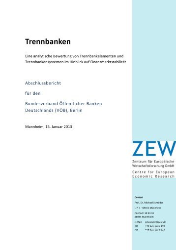 Trennbanken - Financial Risk and Stability Network