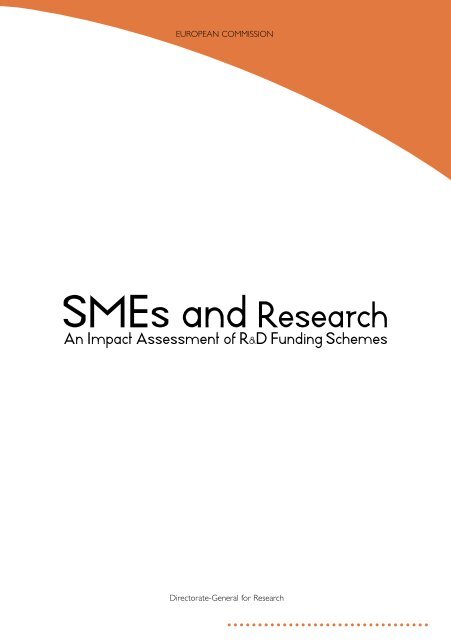 SMEs and Research - European Commission - Europa