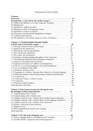 Butzkamm & Caldwell (2009) - Fremdsprachendidaktik