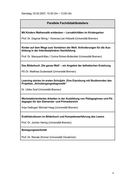 Abstracts und Informationen zur Tagung als PDF-Version