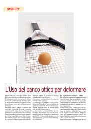 L'Uso del banco ottico per deformare - Fotografia.it