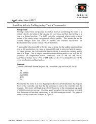 Application Note #3312 - Galil