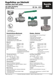 Datenblatt Kugelhahn_ 835 - G. Bee