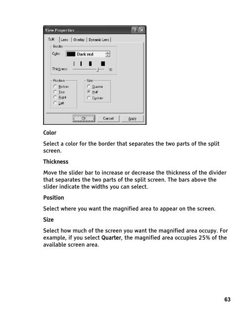 MAGic 10.0 User's Guide (PDF) - Freedom Scientific