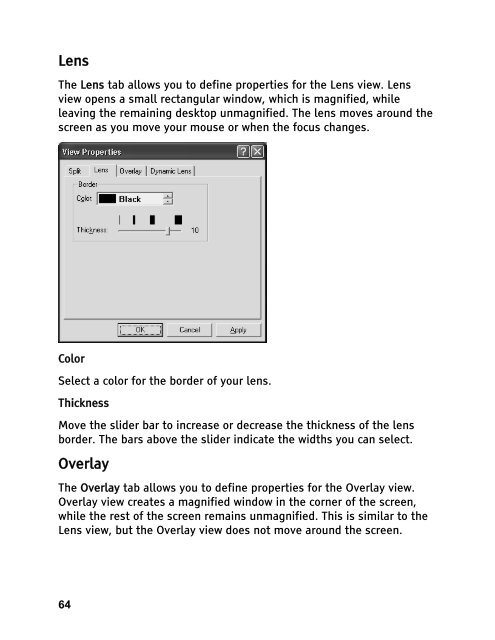 MAGic 10.0 User's Guide (PDF) - Freedom Scientific