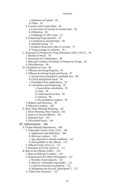 Guideline Sentencing: An Outline of Appellate Case Law on ...