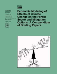 Economic modeling of effects of climate change on the forest sector ...