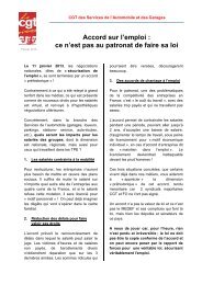 Tract - ACCORD SECURISATION DE L EMPLOI - février 2013 - La cgt