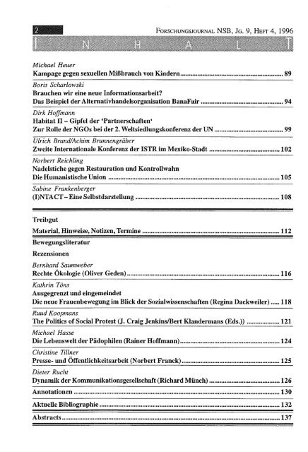 Vollversion (6.59 MB) - Forschungsjournal Soziale Bewegungen