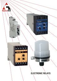 timers monitors electric devices for installation - GANZ Kapcsoló- és ...