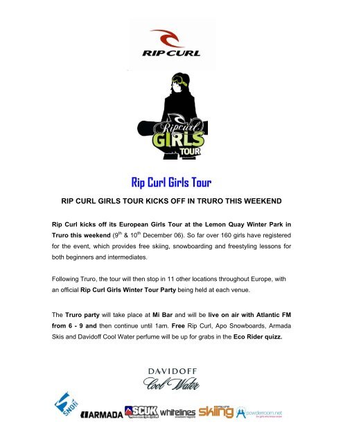 Rip Curl Girls Tour #2, December 2006 - UK Freestyle
