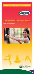 Leatherhead Leisure Centre - Fusion Lifestyle