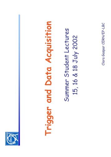 trigger ad aquisizione dati (pdf) - Fisica