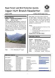 Upper Hutt Newsletter Aug 2008.pdf - Forest and Bird