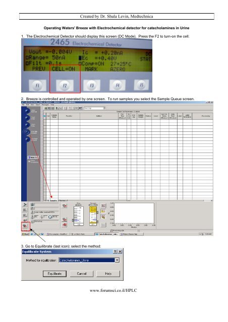 Run Sample Lab Quick Run samples