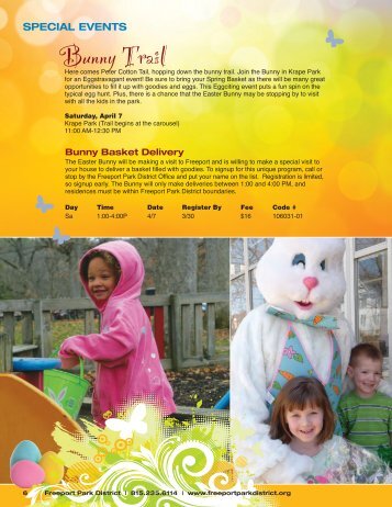 special events - Freeport Park District