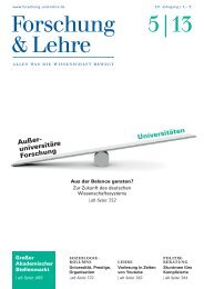 Forschung & Lehre 5 / 2013