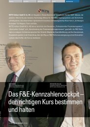 DasF&E-Kennzahlencockpit ... - der f&e manager