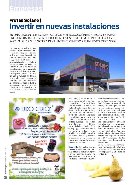 Companies - Revista F&H