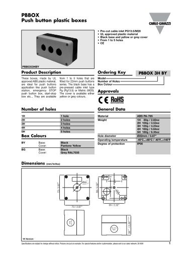 PBBOX Datasheet