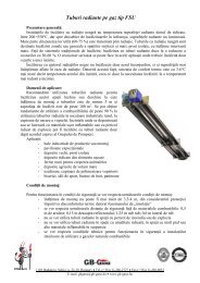 Tuburi radiante FSU.pdf - GB-Ganz Romania Termotehnica SRL