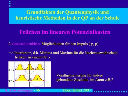 Grundfakten der Quantenphysik und heuristische Methoden der QP ...