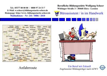 Berufliche Bildungsstätte Wolfgang Scheer ... - Bildungsstätte Scheer