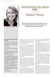 Unternehmerin des Jahres 2008 Schweiz Sandra ... - Fitness Tribune
