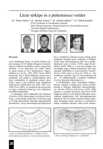 dr. Molnár G.–dr. Székely B. - Földmérési és Távérzékelési Intézet