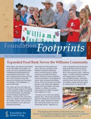 FoundationFootprints - The Foundation for Senior Living