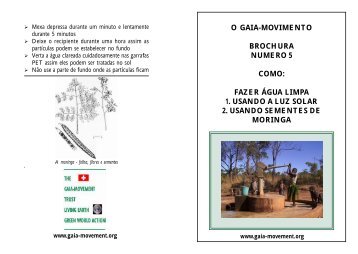 Download Folheto 5p "Purificação de Água" - The Gaia-Movement