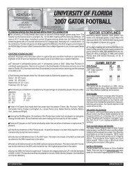 Notes - GatorZone.com