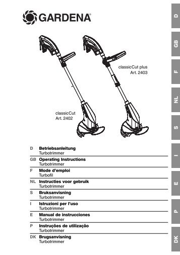 OM, Gardena, Turbotrimmer, Art 02402-20, Art 02403-20, 2008-04
