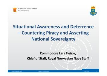 Situational Awareness and Deterrence – Countering Piracy ... - FSi