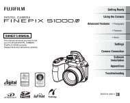 FinePix S1000fd Owner's Manual - Fujifilm