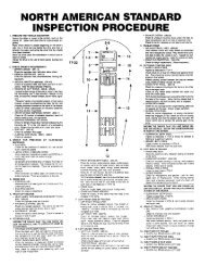 NORTH AMERICAN STANDARD INSPECTION PROCEDURE