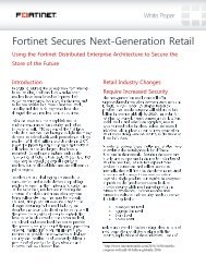 Fortinet Secures Next-Generation Retail - Hospitality Technology