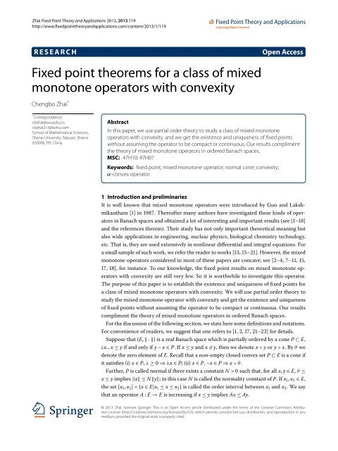 Provisional PDF - Fixed Point Theory and Applications