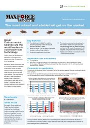 The most robust and stable bait gel on the market. - Bayer ...