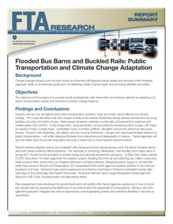 Flooded Bus Barns and Buckled Rails: Public Transportation and ...