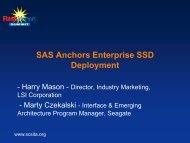 SAS Anchors Enterprise SSD Deployment - Flash Memory Summit