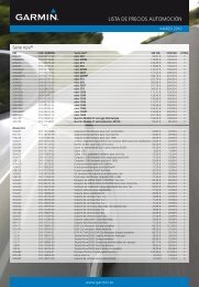 LISTA DE PRECIOS AUTOMOCIÓN - Garmin