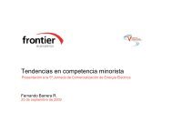 Tendencias en competencia minorista - Frontier Economics