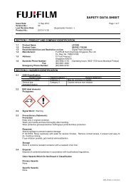 SAFETY DATA SHEET - Fujifilm