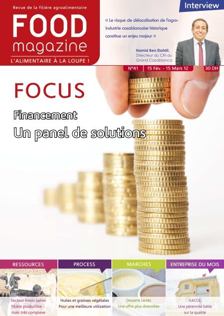 Un panel de solutions - FOOD MAGAZINE