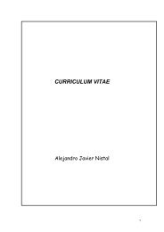 curriculum vitae - Facultad de Ciencias Veterinarias - Universidad ...