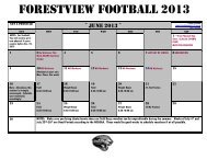 JV Football Summer Schedule - Gaston County Schools