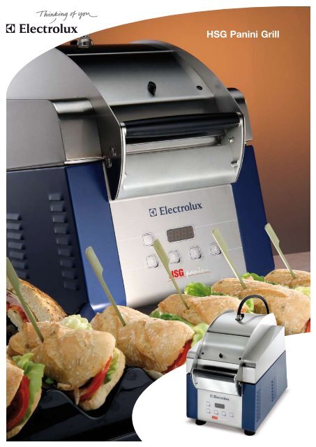 HSG Panini Grill Electrolux Professional